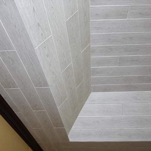 Diy glue foam ceiling - up,
